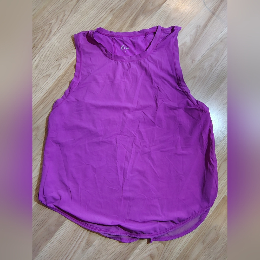 Zyia Women's Sleeveless Purple Top